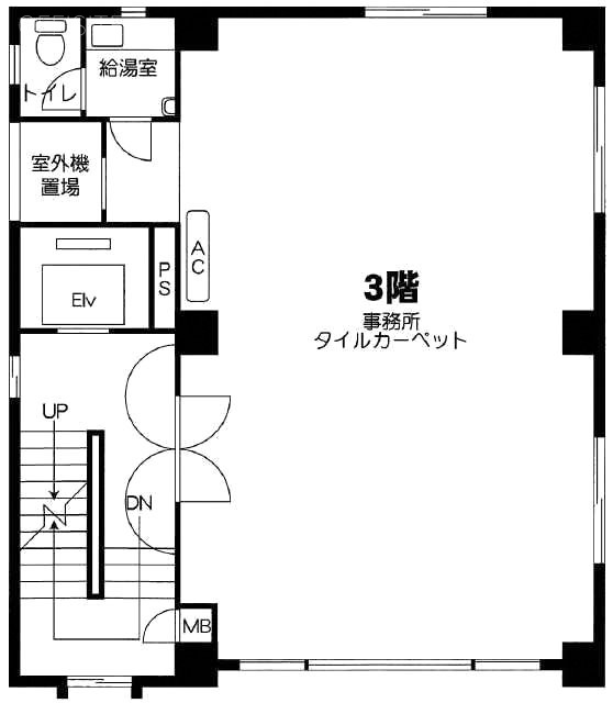 三井ビル3F 間取り図