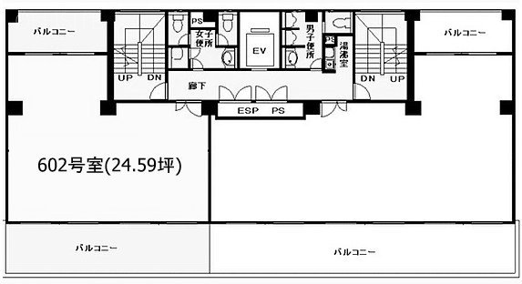 アーベイン相模(天幸ビル37)602 間取り図