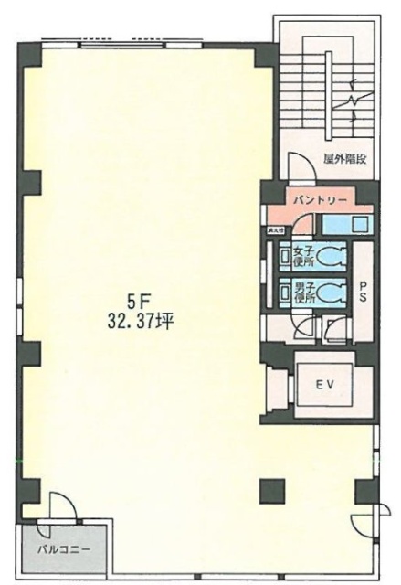 SVAX新宿ビルB館5F 間取り図