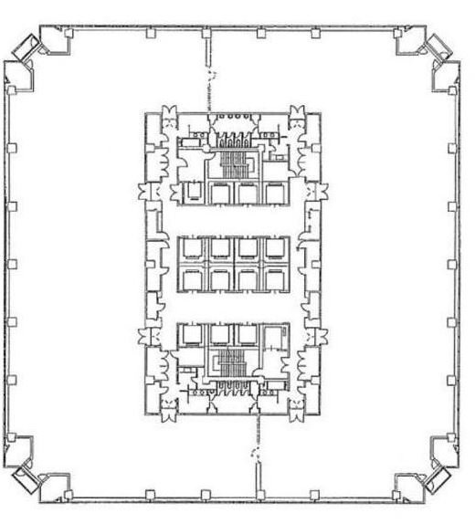 シーバンスS館10F 間取り図