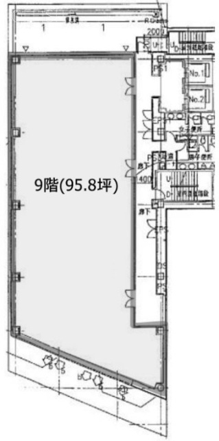 TISビル9F 間取り図