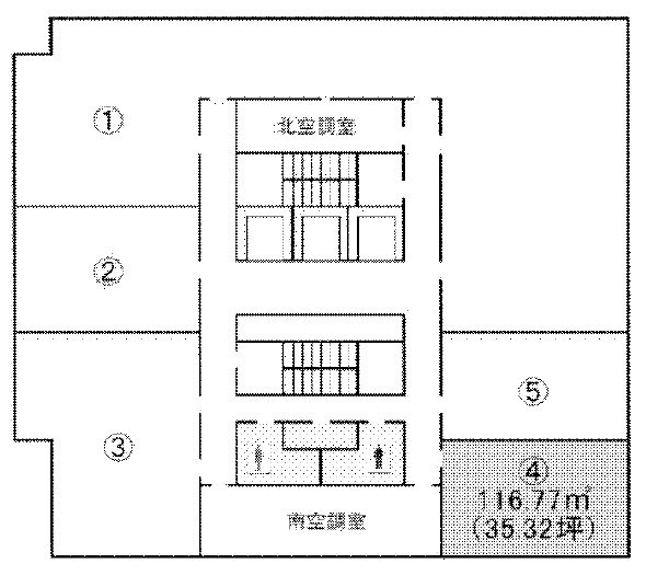 フジモト第一生命ビルディング4 間取り図