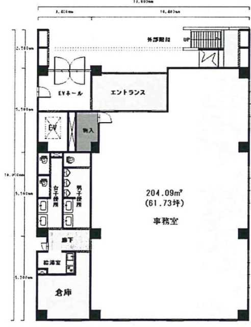 TSKビル1F 間取り図