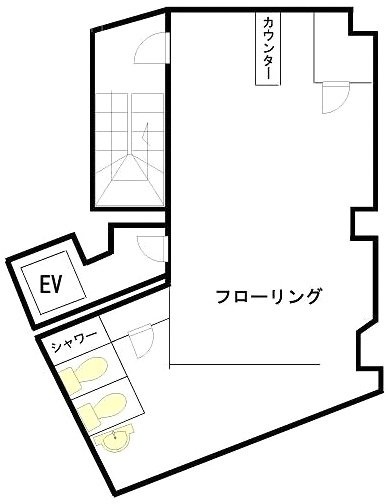 巣鴨中野ビルB1F 間取り図