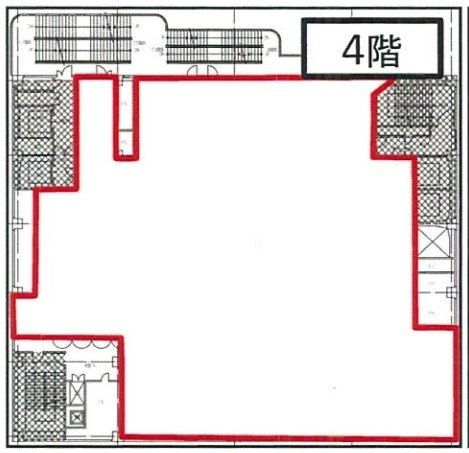 川崎日航ホテル4F 間取り図