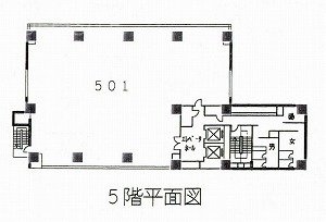 KDX銀座一丁目ビル501 間取り図