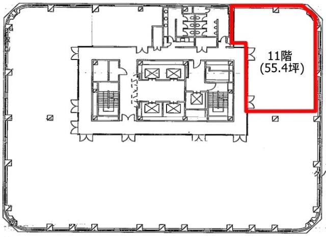 コアシティ立川11F 間取り図