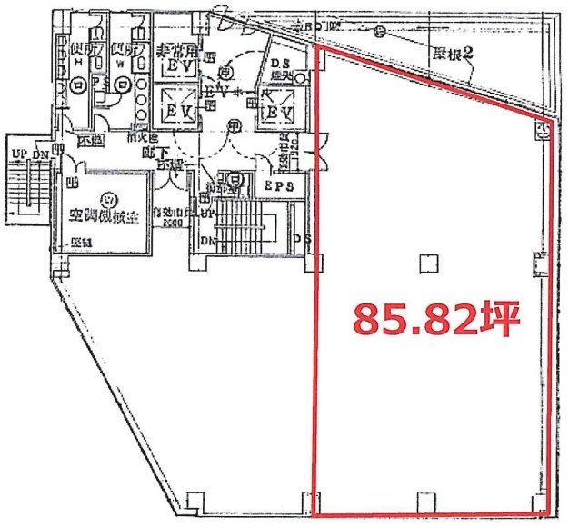 東陽プラザビル6F 間取り図