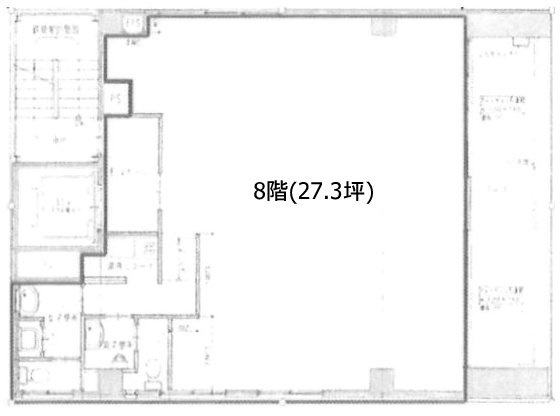 陽光銀座三原橋ビル8F 間取り図