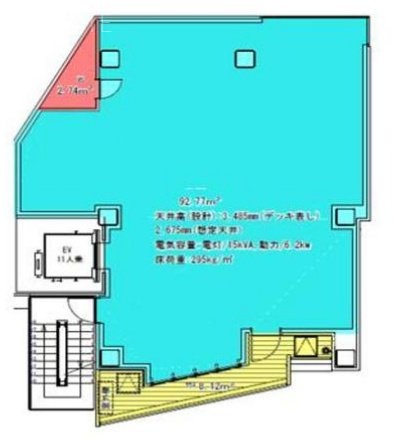 Harmonyビル5F 間取り図