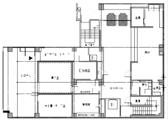 代ゼミ横浜アトリエ校ビル1F 間取り図