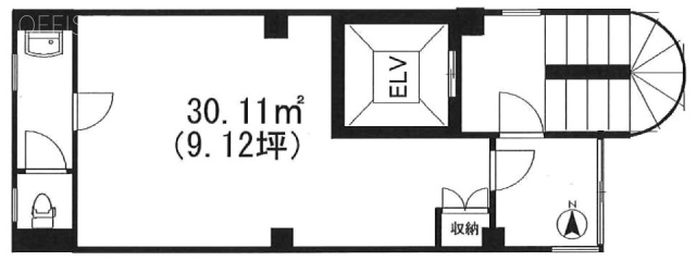 相互ビル3F 間取り図