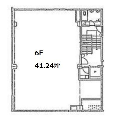 MYビル6F 間取り図