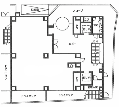 池袋KTビル1F 間取り図