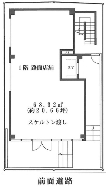 CHビル1F 間取り図