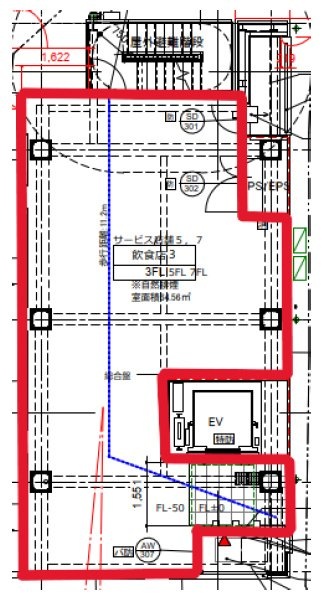 ACN三軒茶屋ビル5F 間取り図