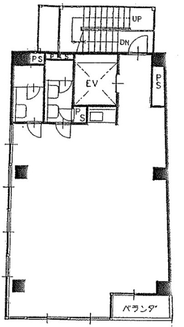 KK茅場町駅前ビル701 間取り図