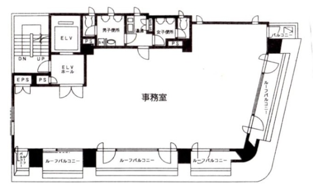 塔文社(トウブンシャ)ビル5F 間取り図