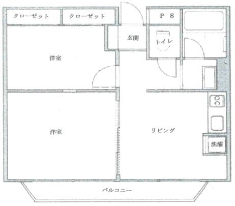 山手マンション902 間取り図