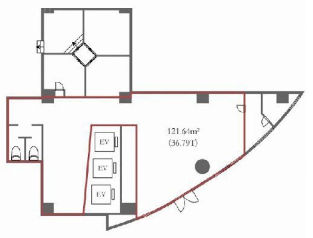 リビエラ南青山ビルB 間取り図