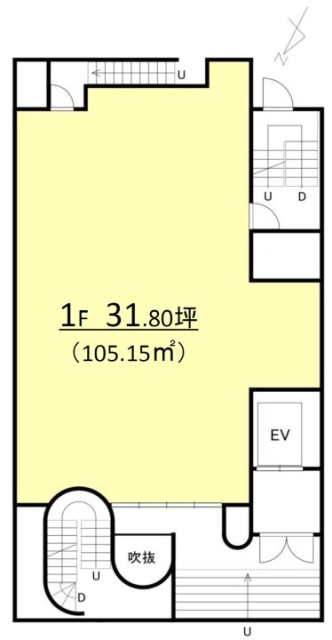 SANWA青山ビル1F 間取り図