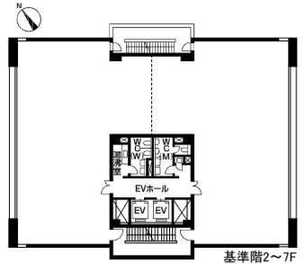 上野駅前第一生命ビル7F 間取り図