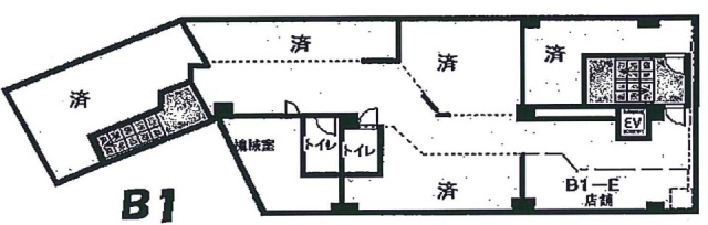 梅本ビルB1F 間取り図