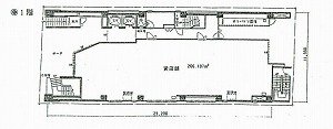 大橋ビル1F 間取り図