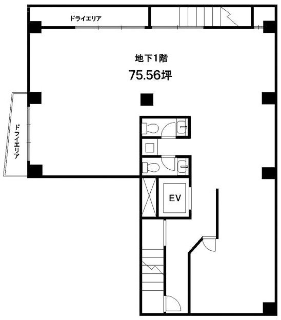 枝ビルB1F 間取り図