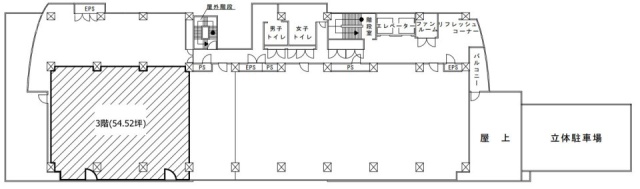 千葉テックビル3F 間取り図