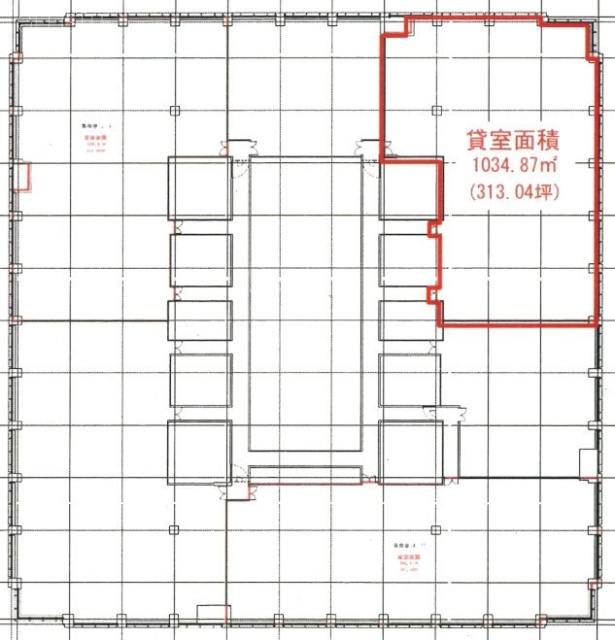 品川シーズンテラス27F 間取り図