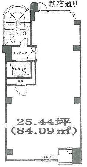小谷田ビル2F 間取り図