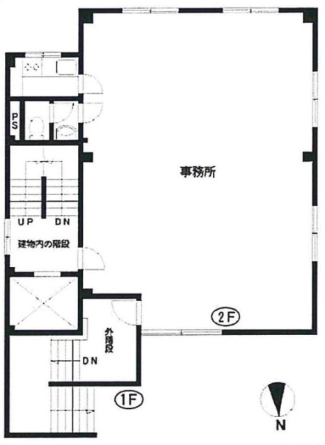 WADA22ビル2F 間取り図