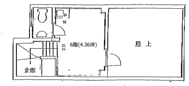 銀座島田ビル6F 間取り図