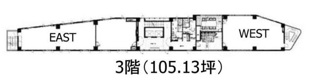 THE TERRACE TSUKIJI3F 間取り図