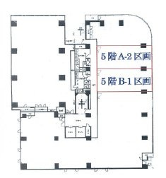 メットライフ新横浜ビルB-1 間取り図