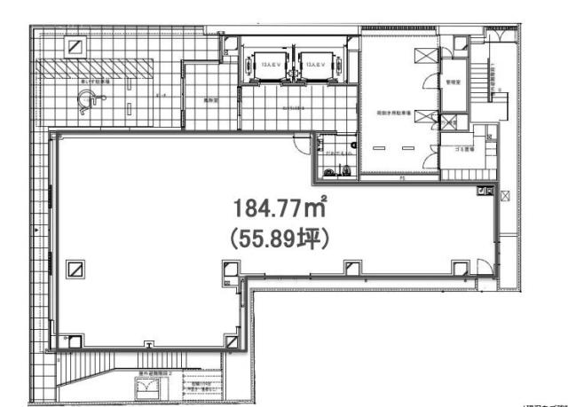 L.Biz日本橋1F 間取り図