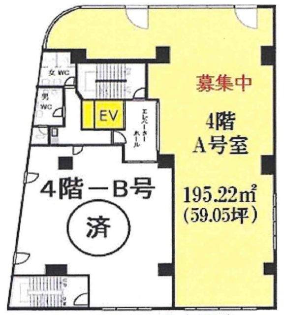 サンシロービルA 間取り図