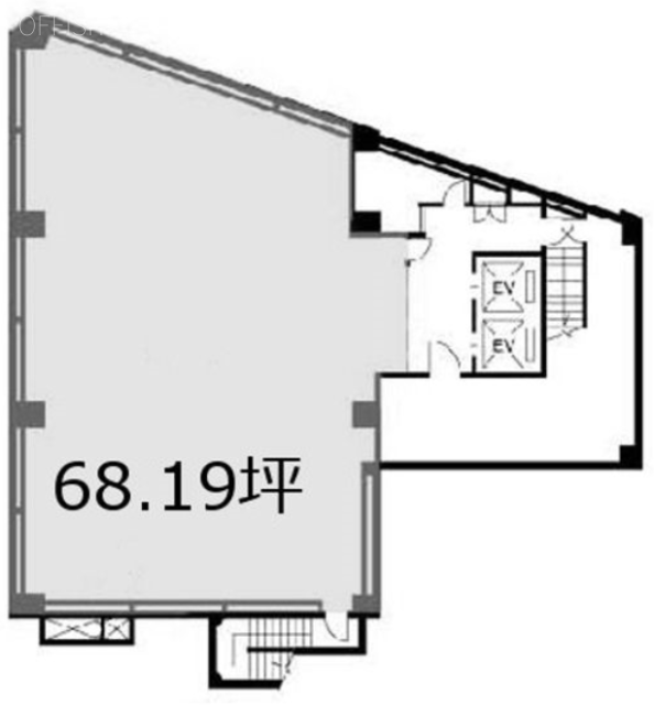 井門岩本町ビルB1F 間取り図