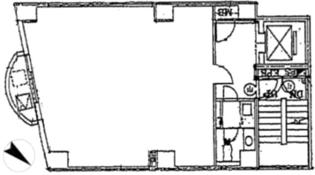 日本橋久松町栗原ビル5F 間取り図