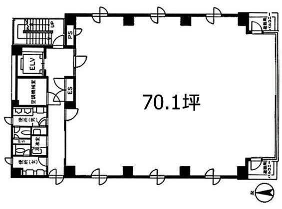 浜松町鈴木ビル6F 間取り図