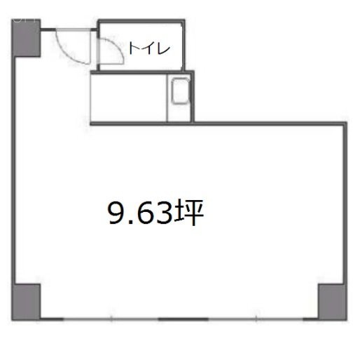 新宿Qフラットビル310 間取り図