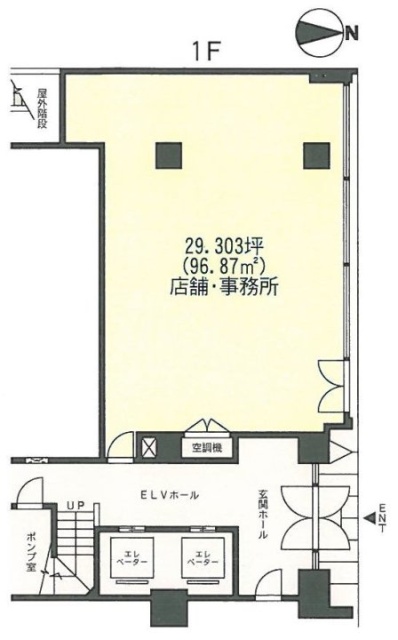 赤坂アビタシオンビルA 間取り図