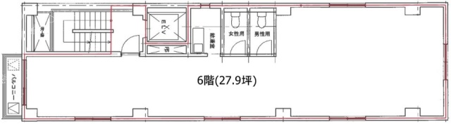 日本橋NYビル6F 間取り図