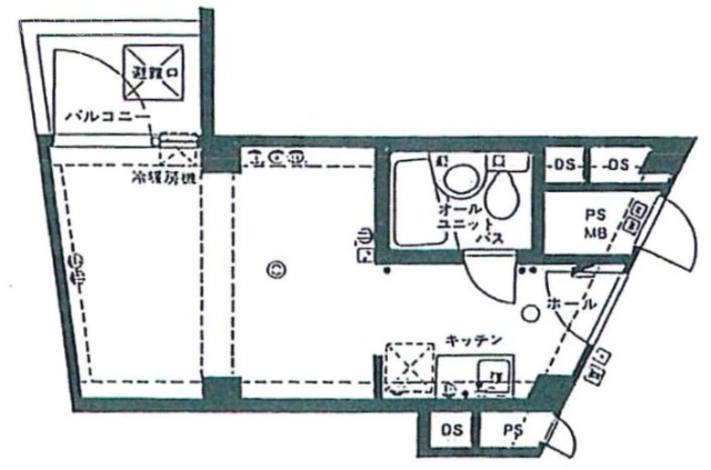 ソフトタウン青山ビル411 間取り図