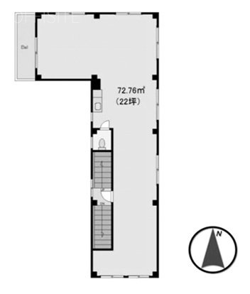 坂岸ビル2F 間取り図