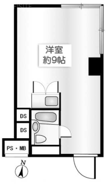 パラシオン高輪ビル1F 間取り図