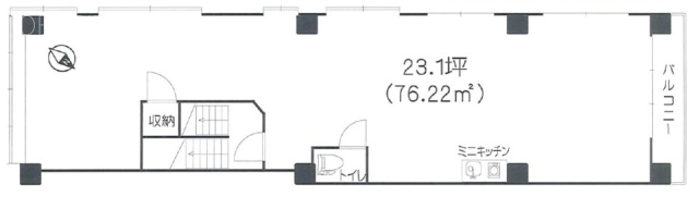 YS.Ⅱビル2F 間取り図