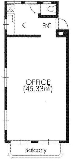 フォンテル青山ビル303 間取り図