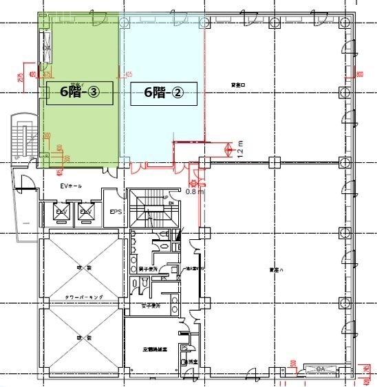 ニッセイ横須賀センタービル1・2 間取り図